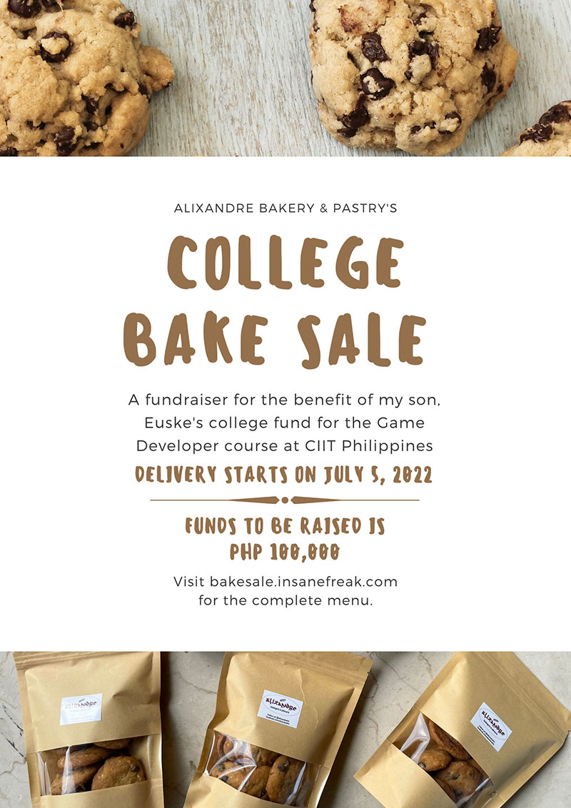 college bake sale